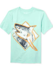 Boys Shark Graphic Tee