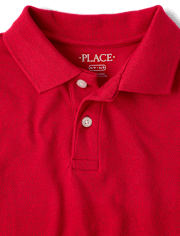 Polo de piqué uniforme para niños