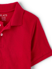Kids Uniform Soft Pique Polo - Plus