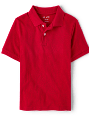 Polo de piqué uniforme para niños