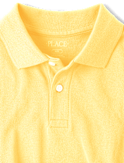 Polo de piqué uniforme para niños