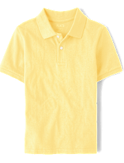 Polo de piqué uniforme para niños