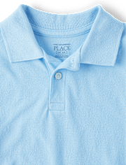 Polo de piqué uniforme para niños
