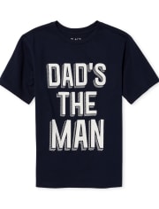 Boys Dad's The Man Graphic Tee