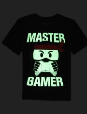 Camiseta gráfica Gamer Ninja para niños