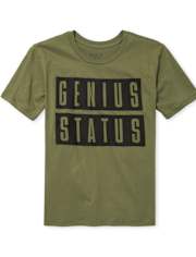 Camiseta con gráfico Genius para niños