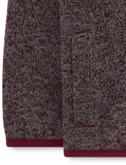 Chaqueta de forro polar con suéter uniforme para bebés y niños pequeños