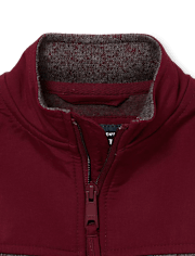 Chaqueta de forro polar con suéter uniforme para bebés y niños pequeños