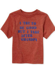 Baby And Toddler Boys Grandpa Graphic Tee
