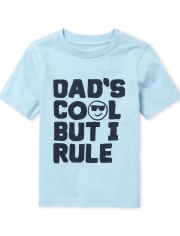 Baby And Toddler Boys Dad's Cool Graphic Tee
