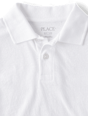 Boys Uniform Soft Jersey Polo - Husky