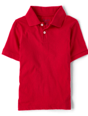 Boys Uniform Soft Jersey Polo - Husky