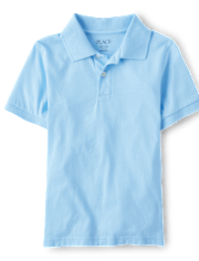 Boys Uniform Soft Jersey Polo - Husky