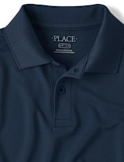 Boys Uniform Performance Polo - Husky