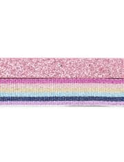 Girls Glitter Rainbow Unicorn Belt 2-Pack