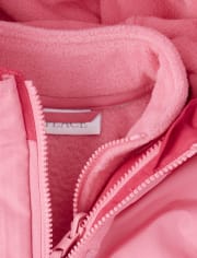 Toddler Girls Colorblock 3 In 1 Jacket