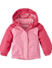 Toddler Girls Colorblock 3 In 1 Jacket