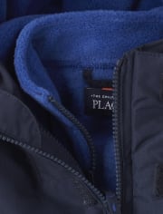 Chaqueta 3 en 1 colorblock para niños pequeños