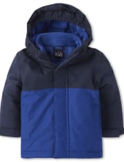 Chaqueta 3 en 1 colorblock para niños pequeños