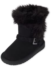 Botas trenzadas para niñas pequeñas