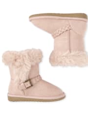 Botas trenzadas para niñas pequeñas