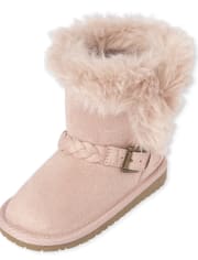 Botas trenzadas para niñas pequeñas