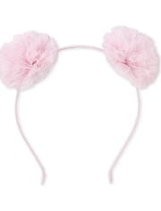 Girls Glitter Pom Pom Headband