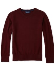 Boys V-Neck Sweater
