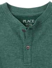 Boys Thermal Henley Top