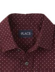Boys X Poplin Button Down Shirt