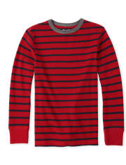 Boys Striped Thermal Top