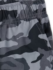 Boys Camo Pull On Jogger Pants