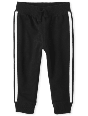 Pantalon de jogging en polaire à rayures latérales Active pour bébés et tout-petits garçons