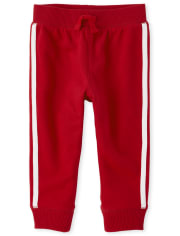 Pantalon de jogging en polaire à rayures latérales Active pour bébés et tout-petits garçons