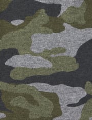 Pantalones deportivos de polar con camuflaje activo para bebés y niños pequeños