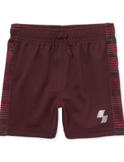 Shorts de baloncesto con rayas laterales Mix And Match para bebés y niños pequeños