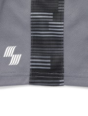 Shorts de baloncesto con rayas laterales Mix And Match para bebés y niños pequeños