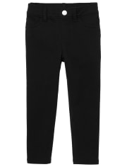 Baby And Toddler Girls French Terry Pull On Jeggings