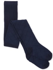 Girls Diamond Pointelle Tights