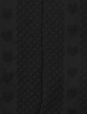 Girls Heart Pointelle Tights