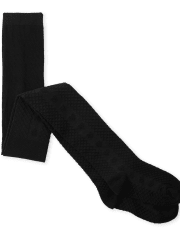 Girls Heart Pointelle Tights