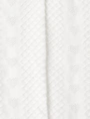 Girls Heart Pointelle Tights