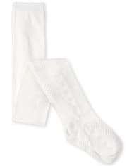 Girls Heart Pointelle Tights