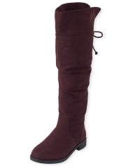 Girls Slouch Over The Knee Boots