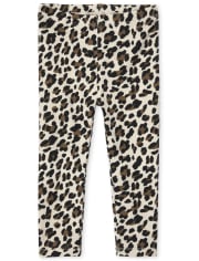 Toddler Girls Leopard Print Leggings | The Children's Place - COOKIE DOUGH