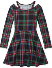 girls flannel shirt dress