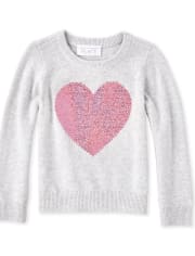 Pull à paillettes pour bébés et petites filles