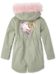 girls unicorn jacket