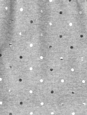 Girls Foil Dot Leggings