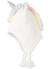 Girls Flip Sequin Unicorn Hat